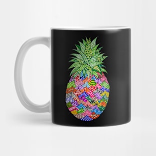 Zentangled Pineapple Mug